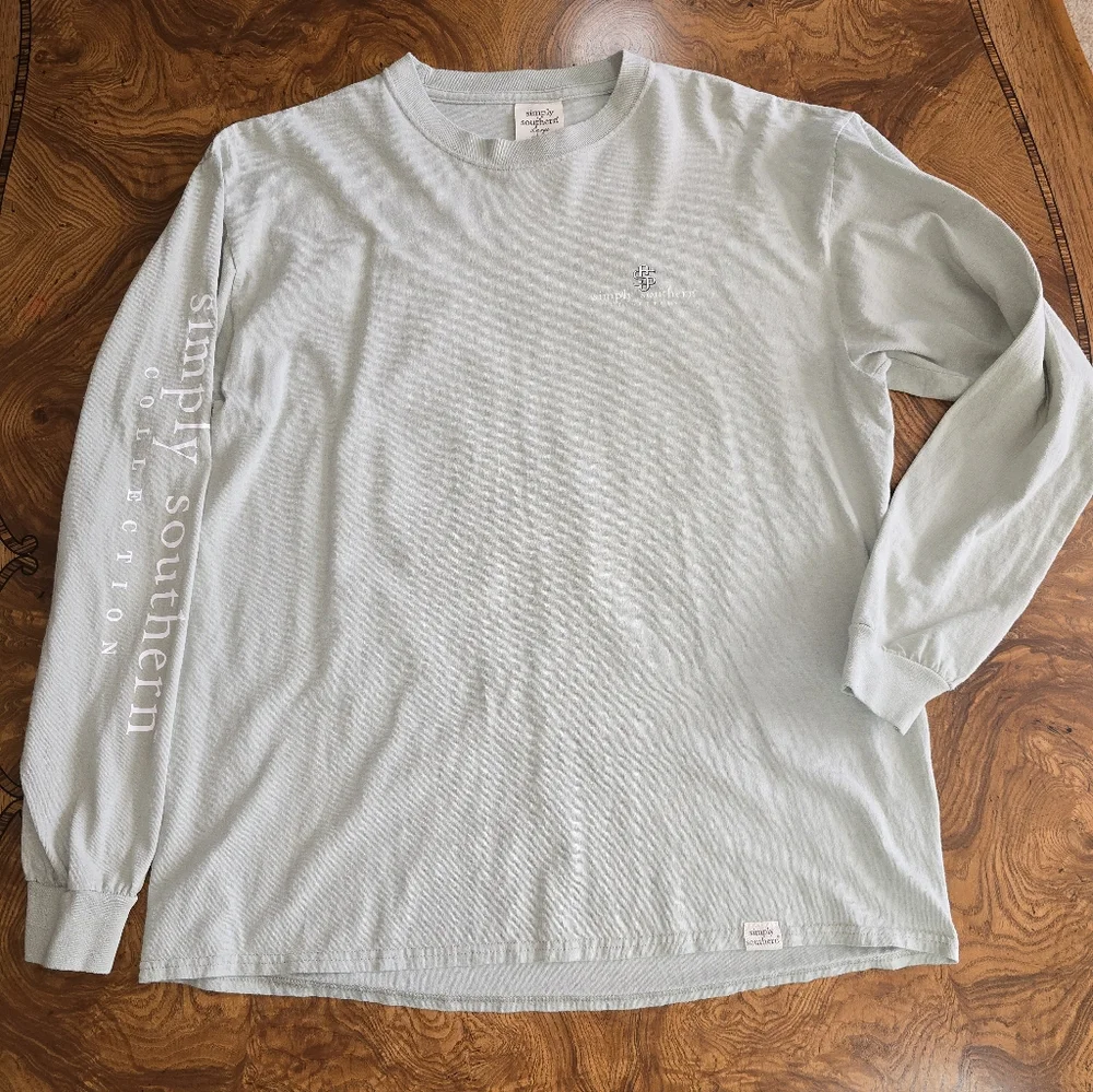 Lot Of 2 Womens Simply Southern Long Sleeve T-shirts, Size Large - Picture 7 of 9